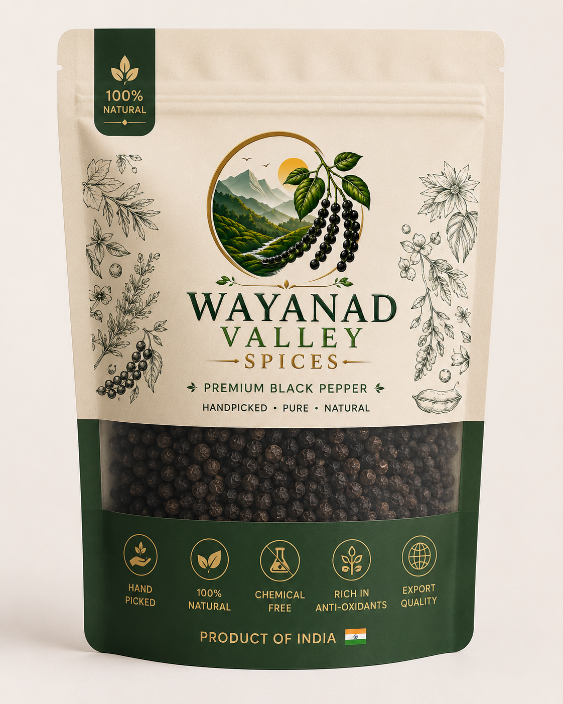 Premium black pepper